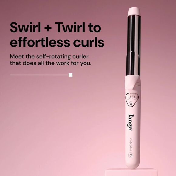 l’ange: Blush 25mm (1”) Le Pirouette Titanium Rotating Curling Iron New -SEE PIC - Picture 4 of 8